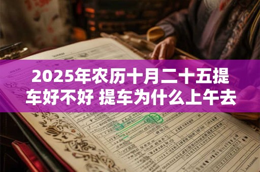 2025年农历十月二十五提车好不好 提车为什么上午去