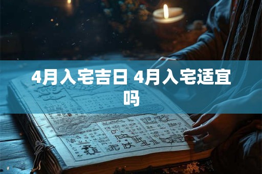 4月入宅吉日 4月入宅适宜吗