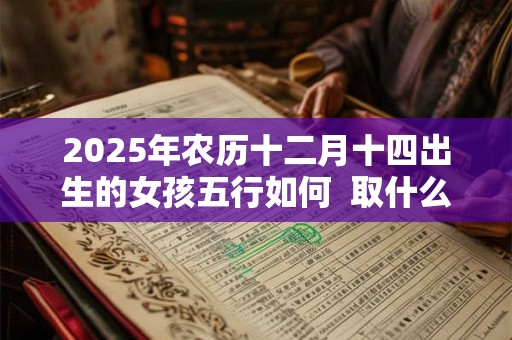 2025年农历十二月十四出生的女孩五行如何  取什么名字最佳