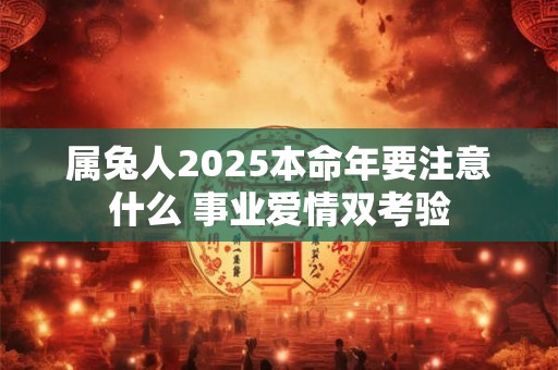 属兔人2025本命年要注意什么 事业爱情双考验