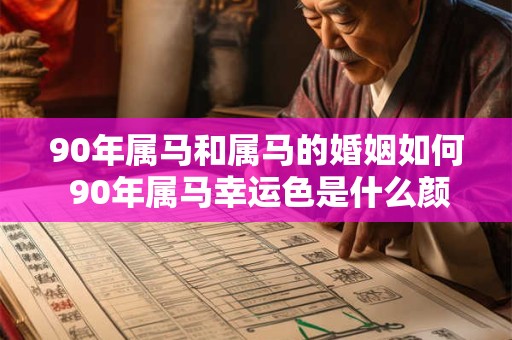 90年属马和属马的婚姻如何 90年属马幸运色是什么颜色