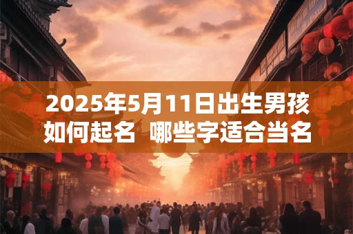2026年5月11日出生男孩如何起名 哪些字适合当名字 2026年5月11日出生男孩如何起名 哪些字适合当名字