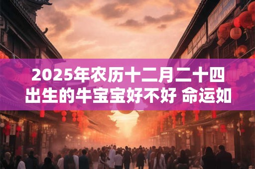 2026年农历十二月二十四出生的牛宝宝好不好 命运如何