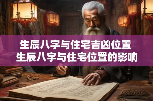 生辰八字与住宅吉凶位置 生辰八字与住宅位置的影响