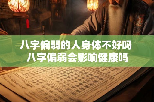 八字偏弱的人身体不好吗 八字偏弱会影响健康吗