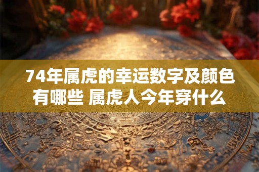 74年属虎的幸运数字及颜色有哪些 属虎人今年穿什么颜色吉利
