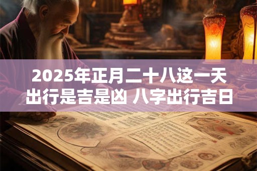 2025年正月二十八这一天出行是吉是凶 八字出行吉日