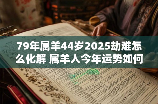 79年属羊44岁2025劫难怎么化解 属羊人今年运势如何 79年属羊44岁2025劫难怎么化解 属羊人今年运势如何