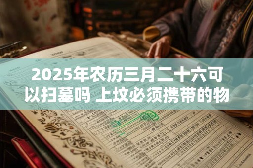 2025年农历三月二十六可以扫墓吗 上坟必须携带的物品