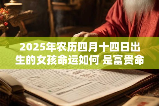 2025年农历四月十四日出生的女孩命运如何 是富贵命吗