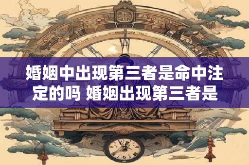 婚姻中出现第三者是命中注定的吗 婚姻出现第三者是否命运所定