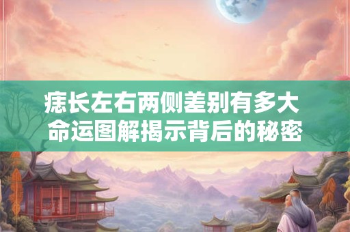 痣长左右两侧差别有多大 命运图解揭示背后的秘密