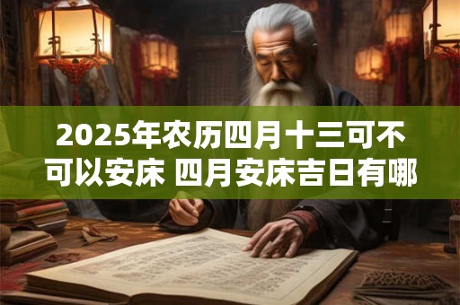 2025年农历四月十三可不可以安床 四月安床吉日有哪些