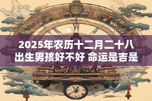 2025年农历十二月二十八出生男孩好不好 命运是吉是凶