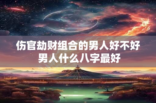 伤官劫财组合的男人好不好 男人什么八字最好