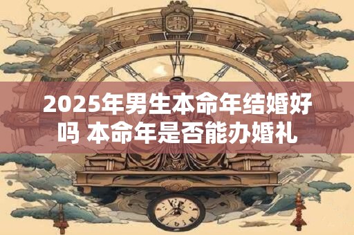 2025年男生本命年结婚好吗 本命年是否能办婚礼