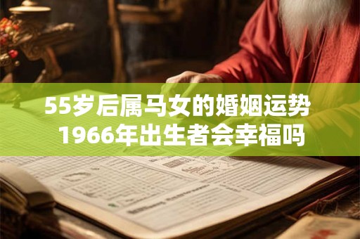 55岁后属马女的婚姻运势 1966年出生者会幸福吗