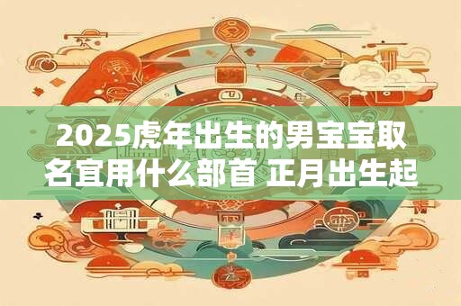 2025虎年出生的男宝宝取名宜用什么部首 正月出生起名