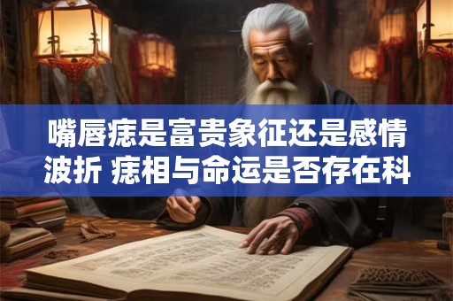 嘴唇痣是富贵象征还是感情波折 痣相与命运是否存在科学依据