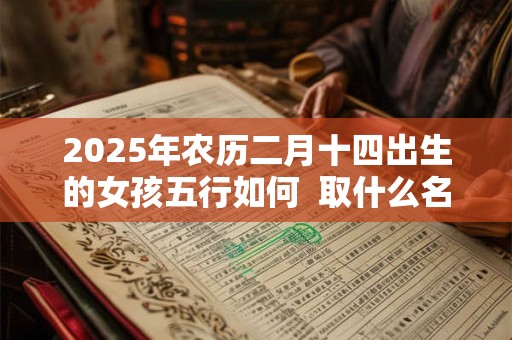 2025年农历二月十四出生的女孩五行如何  取什么名字最佳