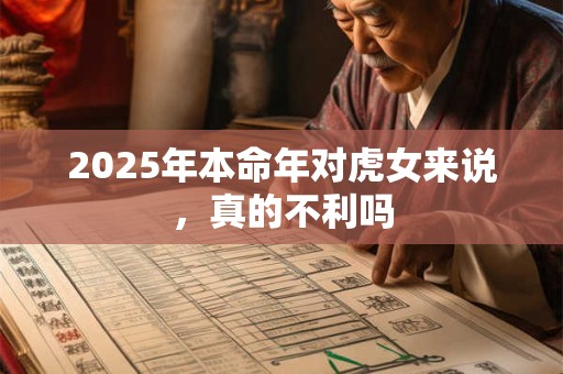2025年本命年对虎女来说，真的不利吗