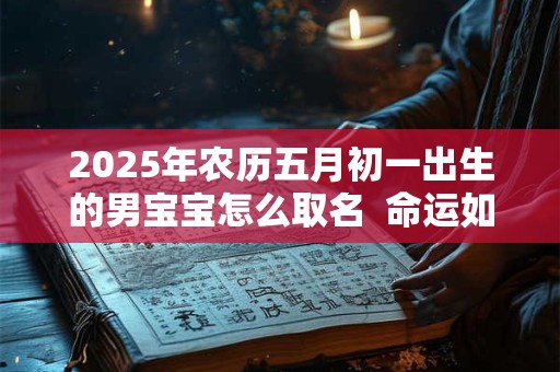 2025年农历五月初一出生的男宝宝怎么取名  命运如何