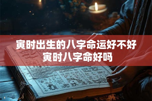 寅时出生的八字命运好不好 寅时八字命好吗