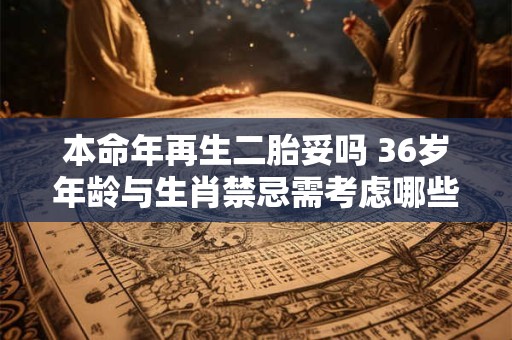 本命年再生二胎妥吗 36岁年龄与生肖禁忌需考虑哪些 本命年再生二胎妥吗 36岁年龄与生肖禁忌需考虑哪些