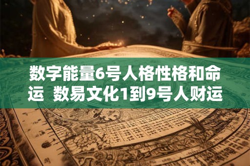 数字能量6号人格性格和命运  数易文化1到9号人财运解析