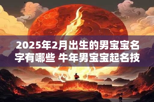 2025年2月出生的男宝宝名字有哪些 牛年男宝宝起名技巧