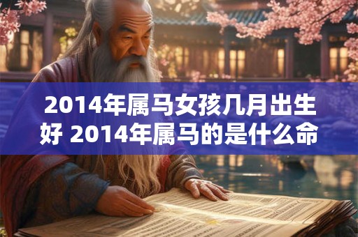 2014年属马女孩几月出生好 2014年属马的是什么命