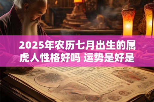 2025年农历七月出生的属虎人性格好吗 运势是好是坏