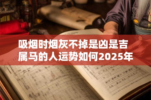 吸烟时烟灰不掉是凶是吉  属马的人运势如何2025年