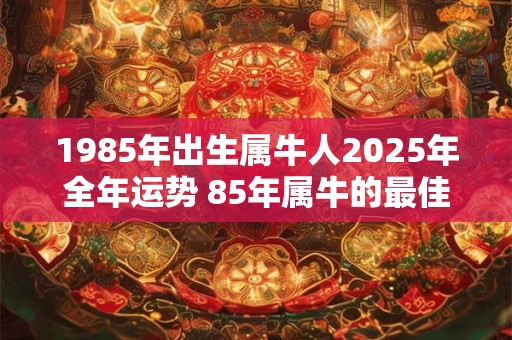 1985年出生属牛人2025年全年运势 85年属牛的最佳配偶