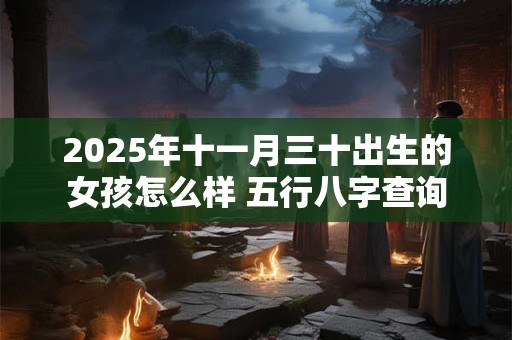 2025年十一月三十出生的女孩怎么样 五行八字查询