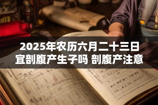 2025年农历六月二十三日宜剖腹产生子吗 剖腹产注意事项
