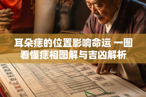 耳朵痣的位置影响命运 一图看懂痣相图解与吉凶解析