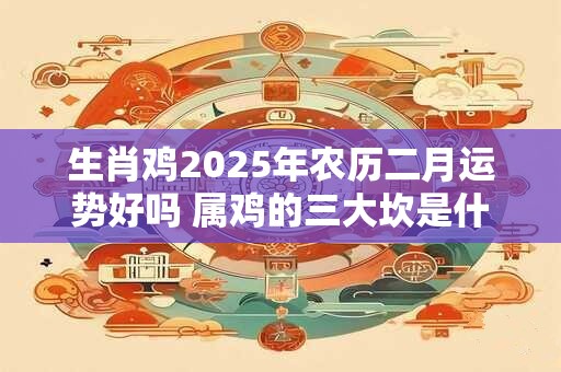 生肖鸡2025年农历二月运势好吗 属鸡的三大坎是什么