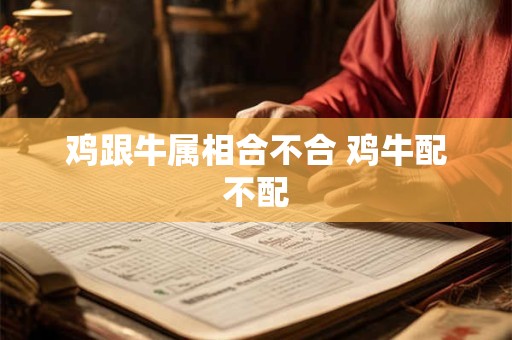 鸡跟牛属相合不合 鸡牛配不配