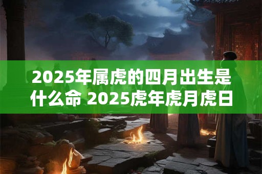2025年属虎的四月出生是什么命 2025虎年虎月虎日虎时