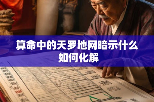 算命中的天罗地网暗示什么 如何化解