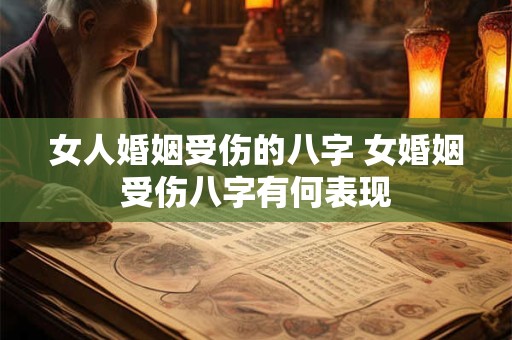 女人婚姻受伤的八字 女婚姻受伤八字有何表现
