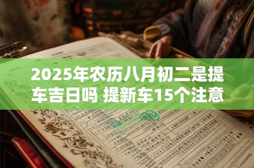 2025年农历八月初二是提车吉日吗 提新车15个注意事项