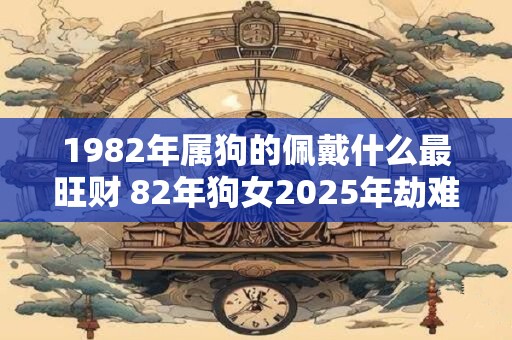 1982年属狗的佩戴什么最旺财 82年狗女2025年劫难