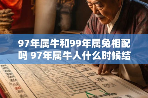 97年属牛和99年属兔相配吗 97年属牛人什么时候结婚最合适