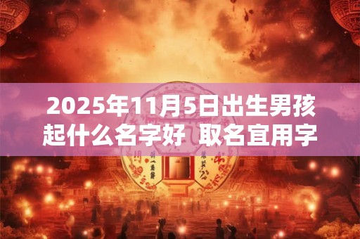 2026年11月5日出生男孩起什么名字好  取名宜用字