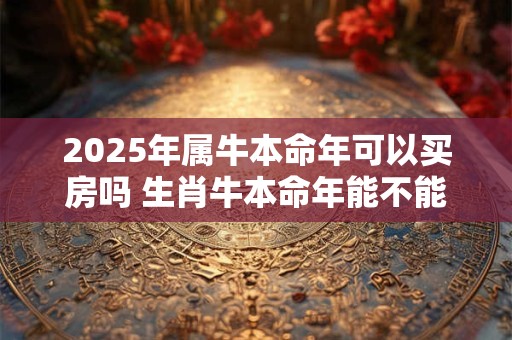 2025年属牛本命年可以买房吗 生肖牛本命年能不能买房