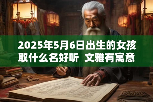 2025年5月6日出生的女孩取什么名好听  文雅有寓意