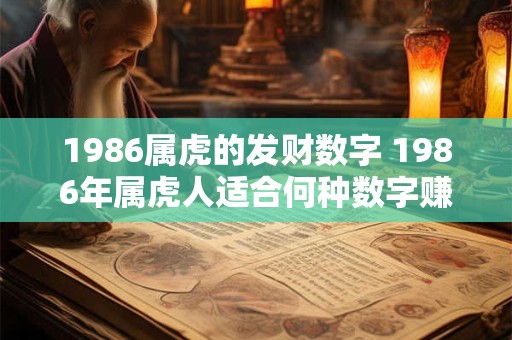 1986属虎的发财数字 1986年属虎人适合何种数字赚钱
