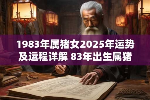 1983年属猪女2026年运势及运程详解 83年出生属猪人2026全年每月运势女性
